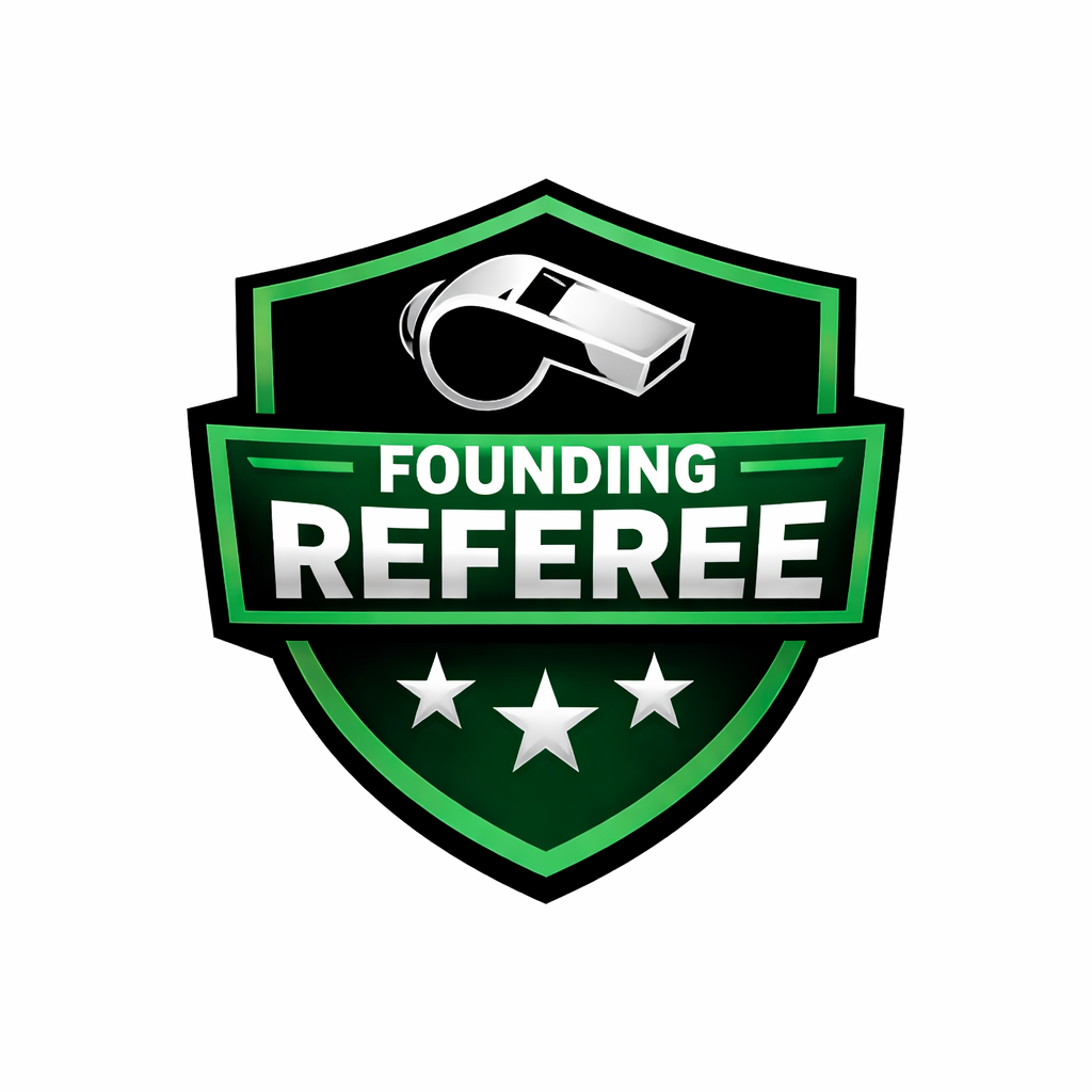 Founding referee badge